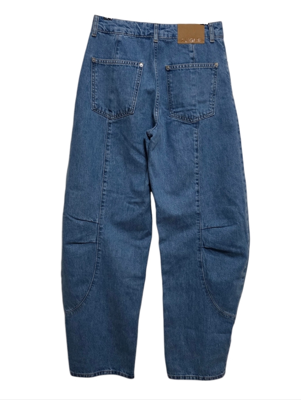 ALIGNE Courage Barrel Jeans in Light Wash Size 26 - Picture 4 of 5